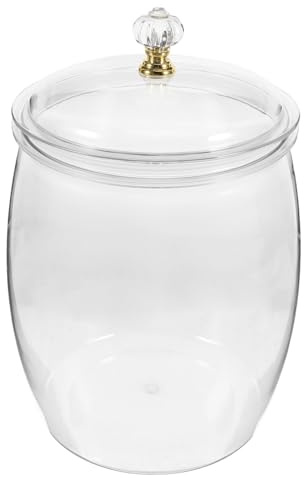 CONGARTENO Frasco Transparente Para Galletas y Dulces Tapa Hermética Recipiente De Plástico