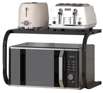 GAOJUNAN Meuble Micro Onde Support De Micro-Ondes en Forme De U, Étagère De Four À Micro-Ondes en Métal, Organisateur D'étagère De Comptoir De Cuisine Etagere Micro Ondes