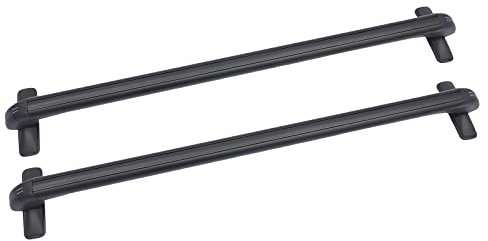SICHENSH 2 Stück Dachträger Universal, Universelle Dachgepäckträger Auto, Dachträger offene Reling aus Alu, Auto Relingträger-Set mit 2 Schlüssel für 4- oder 5-türige Autos, 75kg Belastung