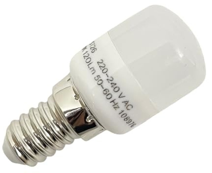 Genuine Replacement Fridge Freezer Lamp E14 LED 220-240V Compatible with Electrolux EC14200AW1 EC1500AOW1 EC1501AOW EC2102AOW