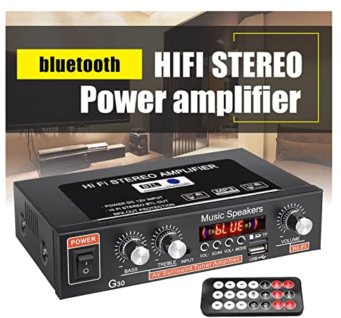 800W HIFI Stereo Audio Audio Amplificatore Audio Audio Bluetooth 2 Channel Digital Amplificatore auto Amplificatore for auto for il processore audio subwoofer(G30 600W)