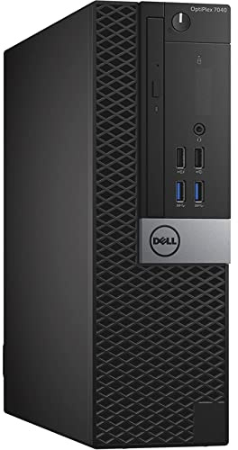 Dell Optiplex 7040 SFF PC Ordinateur de bureau Intel i7-6700 Ram 8 Go SSD 240 Go Win 11 PRO (reconditionné)