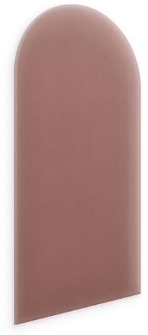 murando - Bettkopfteil Oval Premium, 100x30 cm, Schlafzimmer, gepolstert | Gepolstertes Wandkissen, einfache Montage, ideal fürs Schlafzimmer, weicher Bezug, pflegeleicht, dekorativ, langlebig, modern