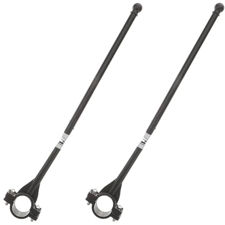 MAGICLULU Soporte Publicitario para Asta de Bandera de Bicicleta, 2 Piezas Compactas para Manillar, Accesorio para Exhibición en Paseos y Celebraciones al Aire Libre