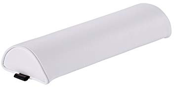 Pader Medi Tech Halbrolle I Knierolle aus Polyetherschaumstoff I Lagerungsrolle mit Kunstlederbezug und Kedernähten I 50 x 15 x 7,5 cm I in 20 Farben verfügbar (Weiß)