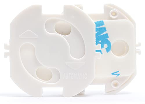 KIDIMAX® Steckdosen Kindersicherung, zum klemmen und kleben, Steckdosenschutz für Baby und Kinder, Steckdosensicherung, Kinderschutz (30 Stück)