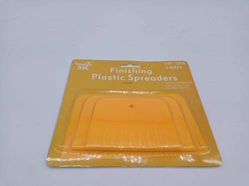 Nothers - Set di 3 spatole in plastica per auto, raschietto per carrozzeria auto, applicatore per riparazione di vernice, stucco in fibra di vetro