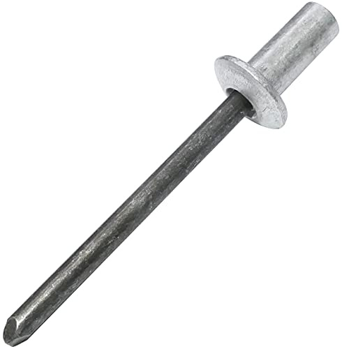 AERZETIX - C48054 - Satz von 20 Blindnieten versiegelt dichtblindnieten wasserdicht blind Ø4.8x11mm - popnieten - nieten mit bruchfest stange - mit flachkopf