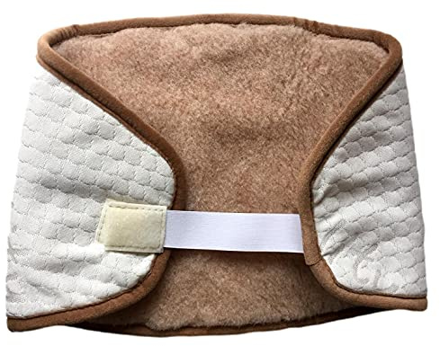 Alpenwolle Nierenwärmer Rückenwärmer für Damen und Herren, 100% Wolle