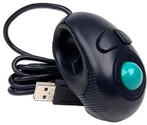 Ruluti Mini Portable Trackball Souris Portable USB Gaming Mouse Orbit Trackball Souris Filaire Ergonomique Jeu USB Souris D'ordinateur