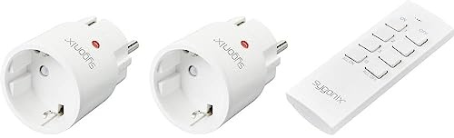 Sygonix RSL Funk-Steckdosen-Set Zwischenstecker, Schaltleistung max. 2300 W, Reichweite max. 70 m, Weiß