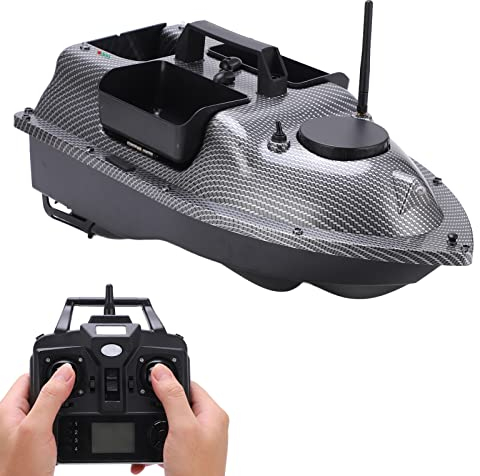 Fischköderboot 100‑240 V EU, LCD-Display 500 M Kabelloses Fischköder-Köder-Nistboot mit Gyroskop-Gerät, Unterstützt Big Dipper und GPS-Dual-Modus-Positionierung und Navigation