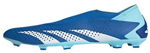 Adidas Zapatos de fútbol unisex Accuracy 3 Low Indoor, Azul rey brillante/blanco/azul Bliss, 10.5 Women/9.5 Men