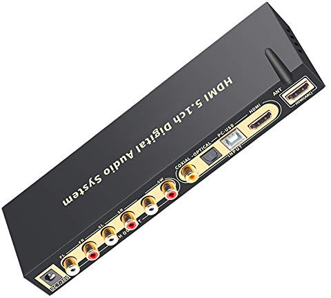 Audio Converter Decoder, DAC DTS AC3 FLAC APE 4K*2K HDMI To HDMI, HDMI 5.1 Extractor Converter Splitter Digital SPDIF ARC