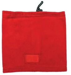 ONE SHOP Scaldacollo girocollo collare copricapo invernale in pile antipiling unisex moto snowboard sci montagna regolabile (ROSSO)
