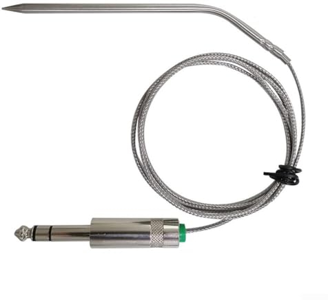 YUANGANG PT100 for BRAIDED Steel Mesh Cable Meat Temperature Probe Suitable For GMG Pellet Oven Accessories
