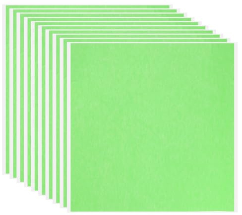 Rebower Ruban De Masquage Vert Ruban De Peintre Ruban De Papier [Pour Crafts DIY Murs Peinture Emballage Automotive Décoration Maison Enseignement]- 6x6 Pouce/50 Feuilles