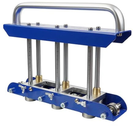 Kantenwalzenbieger, Metallrollen-Dachdeckerwerkzeug, 3-Stationen-Kantenwalzenbieger für Dachregenumlenker
