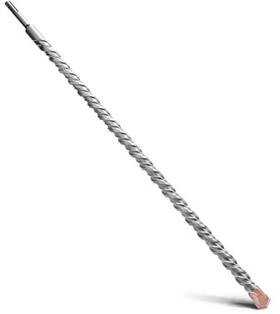 MOXPIFY Punta per trapano SDS Plus a doppia elica, trapano a percussione per calcestruzzo, pietra, pietra naturale, 22 x 600 mm