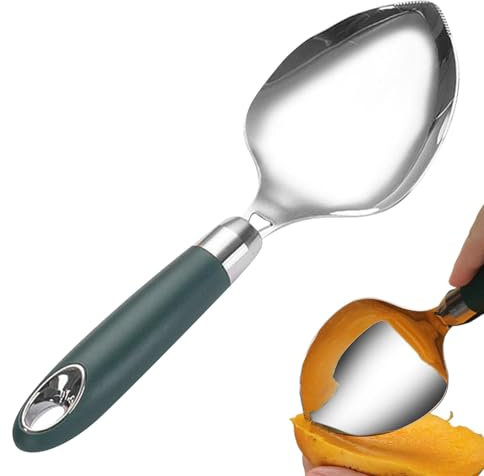 Cortador de mango, cortador de mango, divisor de frutas de cocina, pelador de mango profesional y cora, cortador de frutas de acero inoxidable