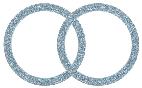 sourcing map Magnetic Sticker Ring, 2Pcs Universal Magnetic Adapter Ring Metal Sparkle Magnet Wireless Charging Conversion Kit for Mobile Phone Case Wireless Charger (Blue)