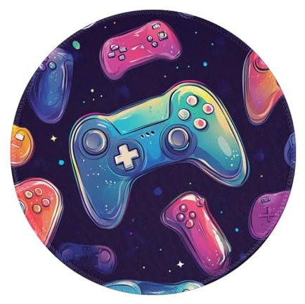 Tappetino da scrivania per gaming, tappetino per mouse da gaming, tappetino da scrivania per ufficio, decorazione per la casa, per donne e ragazze, 20,3 cm, 4 pezzi