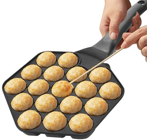 18 Cavity Round Ball Maker, Kitchen Equipment for Beginners, Japanese Culture Lovers and Meetings
