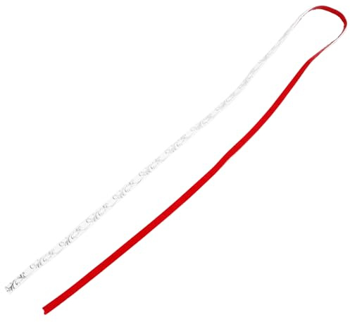Tofficu 2 rouleaux Moulures Adhésives Flexibles Bande Souple Autocollante à Baguette Finition pour Angles Murs Miroir Bords Meubles et Décorations Intérieures Coupe Facile et Ajustable