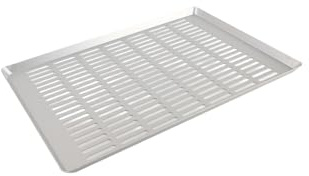 XAGMODSHN Parrillas De Aluminio Perforadas Extra Grandes Bandeja Galleta Perforada Ideal para Pasteles Hornear Pan Pan Y Comida Horno Aluminio Horno