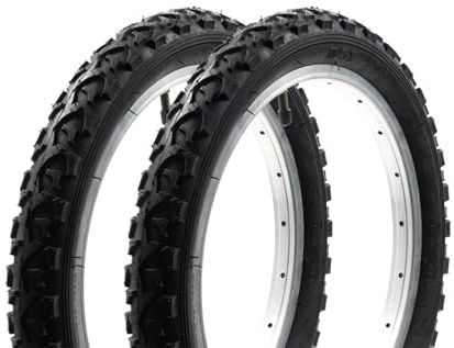 2 Stück 16 Zoll Fahrrad Reifen 16x1.90 Kinderrad Mantel Decke 50-305 Hänger
