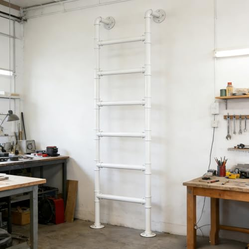 ZENSTYW Escaleras De Pared para Interiores Y Exteriores,Escalera De Escalada Universal para Ático,Robusta Escalera De Salida para Ventana De Sótano,Capacidad De Carga 150(290cm/114in)