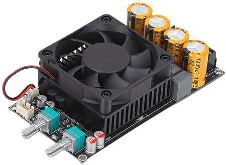 Topiky Placa Amplificadora de Subwoofer Activa, Placa Amplificadora de Potencia Bluetooth, Amplificador de Audio de Subwoofer de Alta Fidelidad, Filtro de Paso bajo de 600 W, Alimentada por de