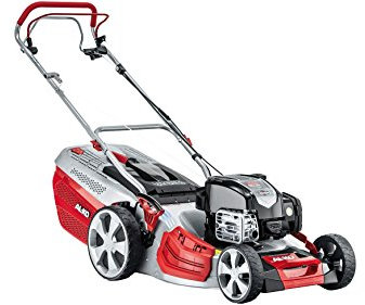 AL-KO Highline 527 SP Self Propelled Petrol Lawnmower with Cutting Width-Silver, Red, 51 cm Cortacésped autopropulsado de Gasolina Ancho de Corte, Unisex Adulto, Plata, Rojo