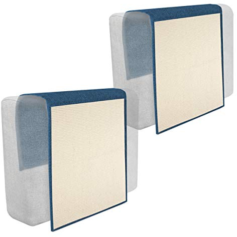 Navaris Katzen Kratzmatte Kratzschutz Sofa - Sisal Kratzteppich 130 x 45 cm für Katze - Couch Katzenkratzmatte - auch für Hunde geeignet