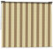 VERDELOOK Tenda da Sole Mykonos a Caduta con Catena, 2.5x1.5 m, Beige e Marrone