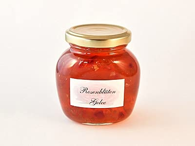 Rosengelee 250 g - Rosenblütengelee mit köstlichen Blüten aus dem BIO-Anbau