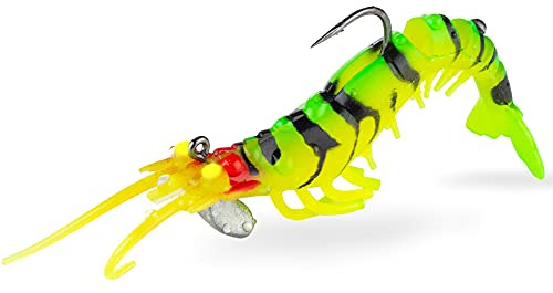 FISHN® GRUMPYcrab 12.5cm, 13.7gr, 2 Stück - Ultra realistischer Kunstköder Gummifisch zum Angeln auf Zander, Hecht, Dorsch, Seelachs inkl. Hacken und Gewicht
