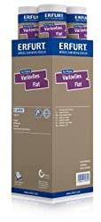 Erfurt Variovlies FLAT Classic 150 g/m2 überstreichbare Tapete Zellulose-Glattvlies 4 Rollen 25 x 0,75m