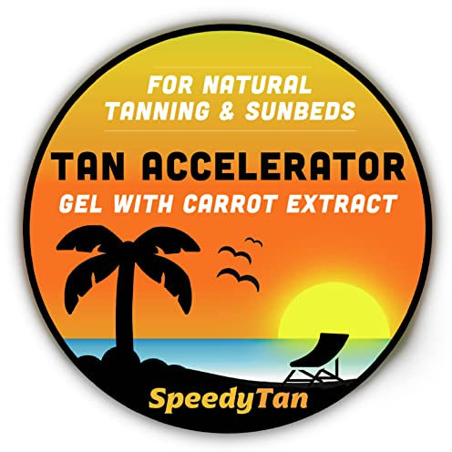 Premium Tan Accelerator Cream - For Sunbed Use & Natural Tanning - Natural Tanning Accelerator With Carrot Tanning Oil - UK Based Brand