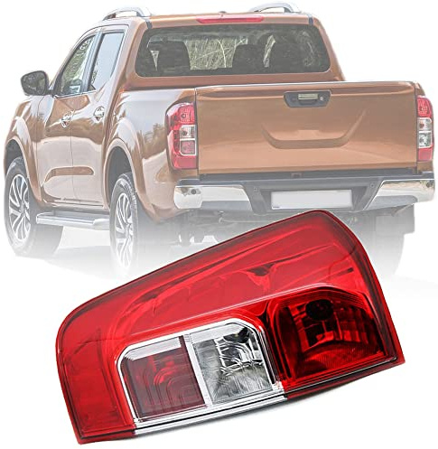 BYBEST Rücklicht Heckleuchte Rückleuchte für Nissan Navara NP300 D23 2015-2019, Auto Heckklappe Rückleuchten Linke Rechte Rücklichter,Red- Left