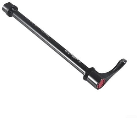 SPORTARC Steckachsspieß, Aluminiumlegierung, Fahrrad, 12 x 142/148 mm, Schnellspanner, Steckachse, Hebel mit Mutter, Fahrradzubehör, schwarz (12 x 142 mm), 1401820128
