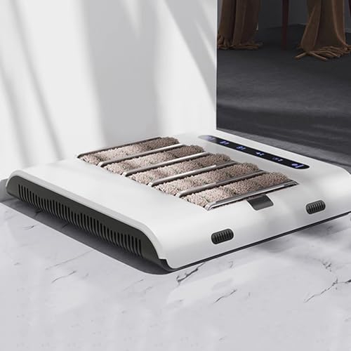 Miuxe Machine De Nettoyage Automatique Intelligente des Semelles, Polisseuses Électriques Rechargeables pour L'entrée De La Maison, Kit De Nettoyage pour Le Dépoussiérage