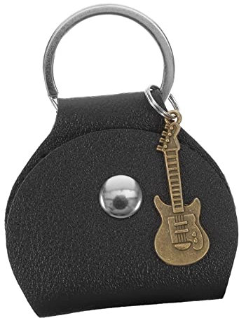 ibasenice Guitar Picks Tasche Schlüsselanhänger Für Gitarrenspieler Leicht Praktisch Und Langlebig Zur Aufbewahrung Von Gitarrenplektren Und Zubehör Für Unterwegs Für Musiker