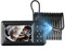 Endoscopio Industriale Telecamera Endoscopica Impermeabile IP67 con 8+1 LED Regolabili 4.3'' Endoscopio a Doppia Lente HD 1920P Sonda Semirigida da 10M per Ispezione Autoveicoli,Tubi,Muri,Fognature