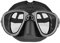 C4 Maschera Subacquea MARTIAN BLACK CAM Comfort, Visione Ampia, Compatibilità con Lenti Ottiche. (Con Supporto Cam). (MARTIAN BLACK CAM)