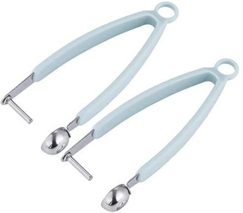 Gatuida 2pezzi Snocciolatore per Datteri in Acciaio Torsolo per Frutta Utensili da Cucina Blu Lago