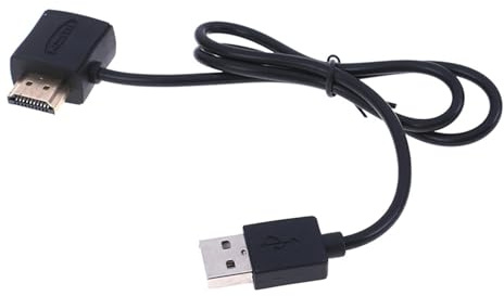 FCJPYRAPS 50 cm USB 2.0 Hdmi Maschio a Femmina Adattatore prolunga connettore Cavo connettore for 1080P HDTV Mannelijke Kabel Adattatore Display Linea di conversione