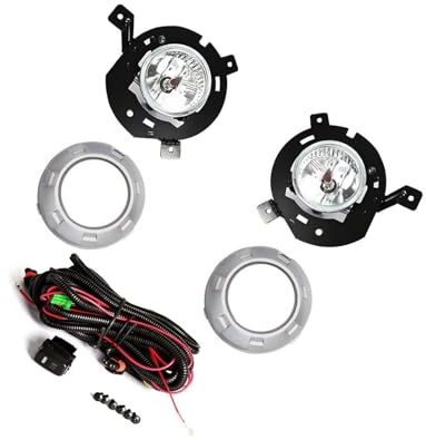 Car front fog lights, For MITSUBISHI, For TRITON L200 2006 2007 2008 2PCS Car Fog Lights Assembly Daytime Running Lamp Front Fog Light