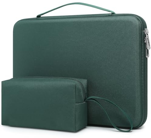 HYZUO 17-17,3 Zoll Hartschalen Laptophülle Tasche, Mitternachtsgrün | für 17 17,3 HP/Dell/ASUS/Acer/Lenovo/LG/Toshiba/MSI Gaming Laptop/Razer Blade 17/18, Laptop Schutzhülle für Männer Frauen