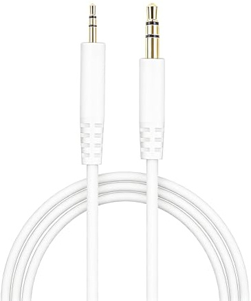 Replacement Bose Headphone Aux Cable Adapter, Male to Male– White1.5m | 2.5mm to 3.5mm Audio Stereo Jack Compatible with Bose 700 QuietComfort QC45 QC35II QC35 QC25 Bluetooth Headphones Cord